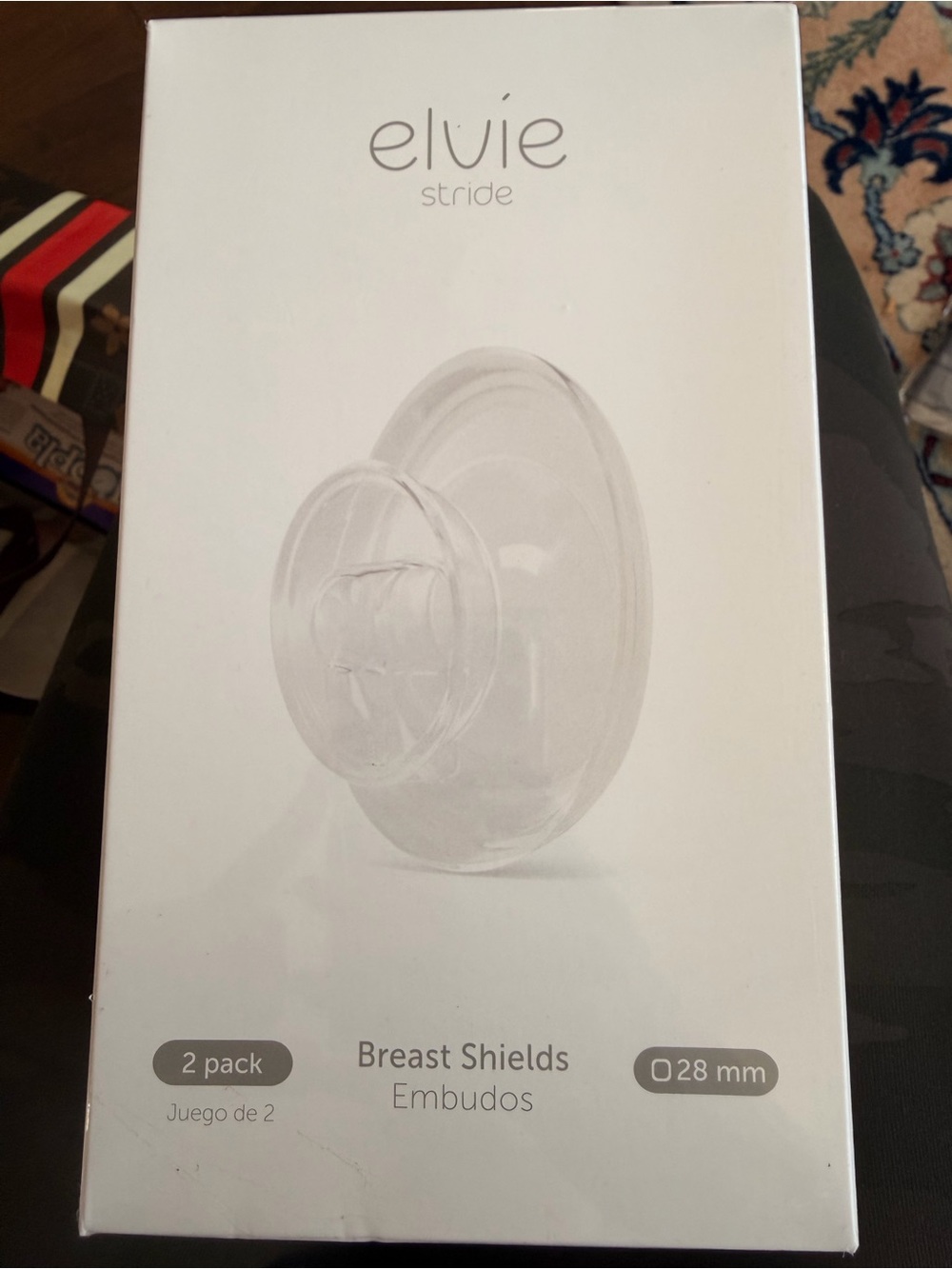 Elvis Stride Clear Breast Shields 28mm - 2 Pack